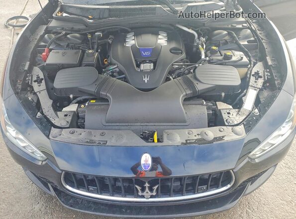 ZAM57RSA5H1218917 2017 MASERATI GHIBLI Black Սալոնի հետևի տեսք