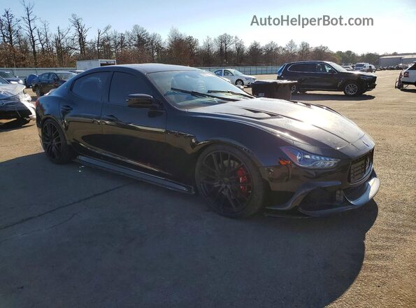 ZAM57RSAXG1170829 2016 MASERATI GHIBLI Black Delantero derecho