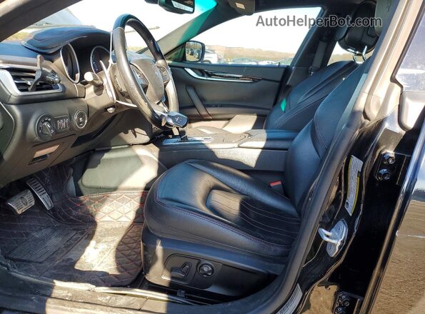 ZAM57RSAXG1170829 2016 MASERATI GHIBLI Black Vista interior delantera