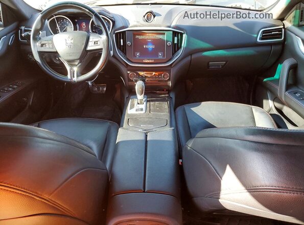 ZAM57RSAXG1170829 2016 MASERATI GHIBLI Black Vista del salpicadero