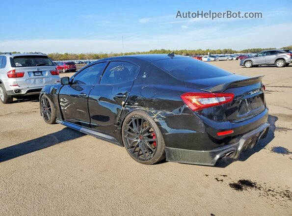 ZAM57RSAXG1170829 2016 MASERATI GHIBLI Black Trasero izquierdo