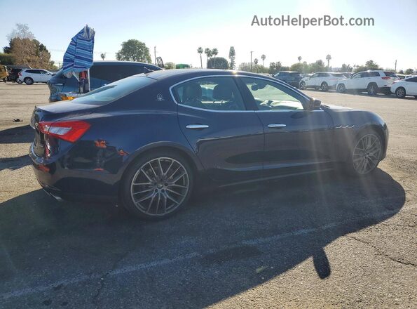 ZAM57RSS6H1218837 2017 MASERATI GHIBLI Blue Rear right