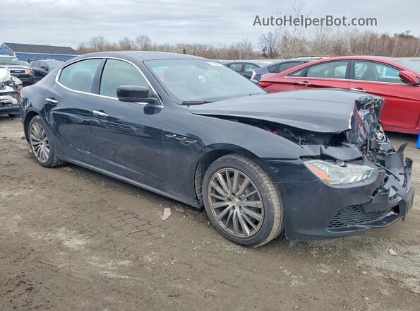 ZAM57RTA4G1177046 2016 MASERATI GHIBLI Black Delantero derecho