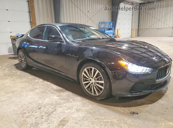 ZAM57RTA5G1173703 2016 MASERATI GHIBLI Black Delantero derecho