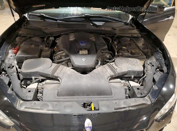 ZAM57RTA5G1173703 2016 MASERATI GHIBLI Black Vista interior trasera