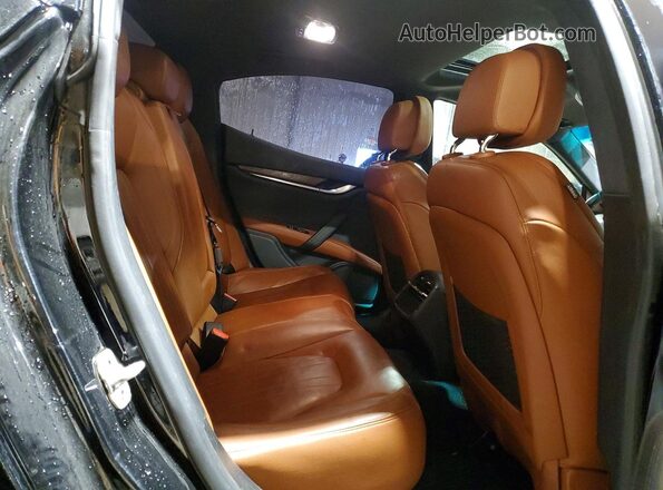 ZAM57RTA5G1173703 2016 MASERATI GHIBLI Black Vista de los asientos traseros
