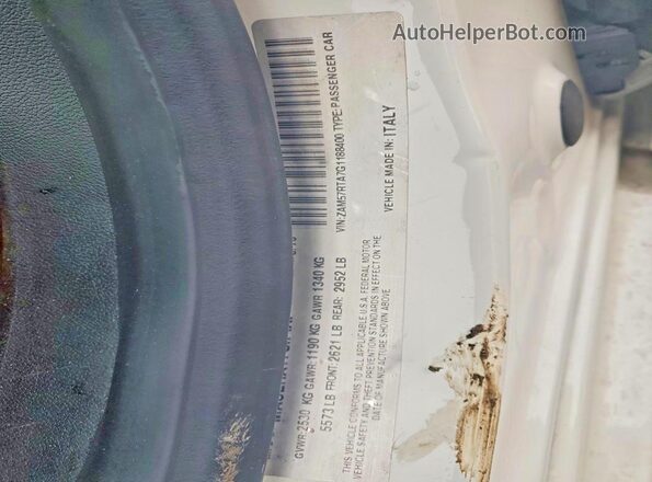 ZAM57RTA7G1188400 2016 MASERATI GHIBLI White Vista del compartimento del motor