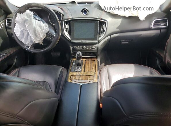 ZAM57RTL0H1196406 2017 MASERATI GHIBLI Red ხელსაწყოთა პანელის ხედი