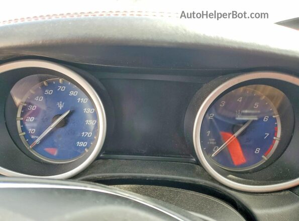 ZAM57RTL0H1196406 2017 MASERATI GHIBLI Red უკანა სავარძლების ხედი