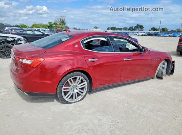 ZAM57RTL0H1196406 2017 MASERATI GHIBLI Red წინა მარჯვენა