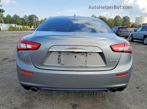 ZAM57XSA0G1165207 2016 MASERATI GHIBLI Gray Rear view