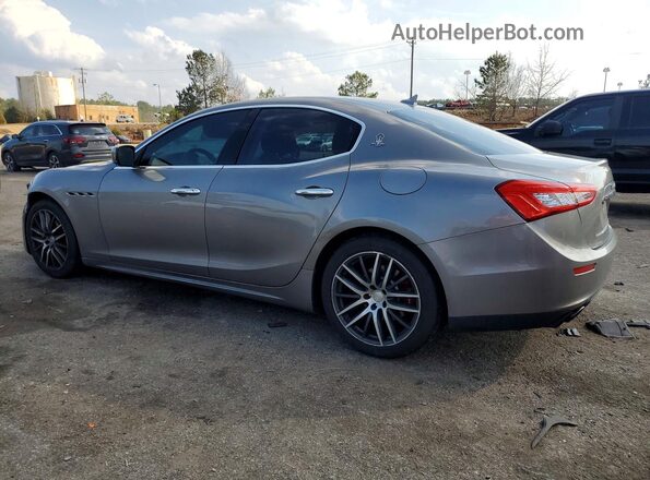 ZAM57XSA0G1165207 2016 MASERATI GHIBLI Gray Rear left