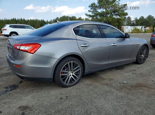 ZAM57XSA0G1165207 2016 MASERATI GHIBLI Gray Rear right