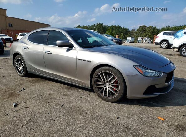 ZAM57XSA0G1165207 2016 MASERATI GHIBLI Gray Front right
