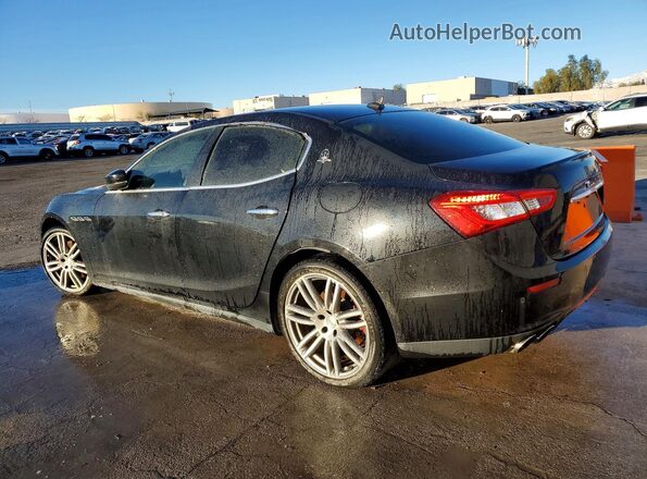 ZAM57XSA0H1238142 2017 MASERATI GHIBLI Black Rear left