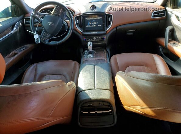 ZAM57XSA0H1238142 2017 MASERATI GHIBLI Black Dashboard view