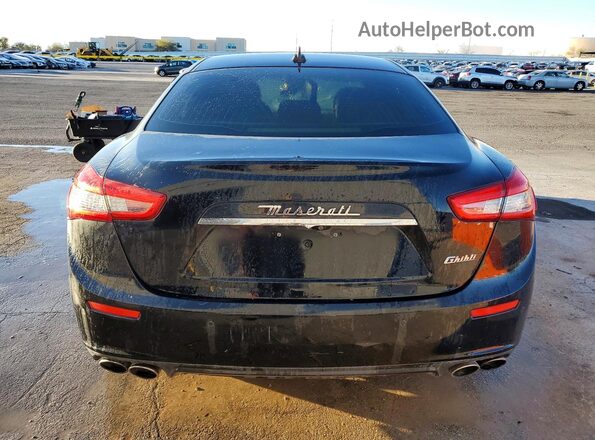 ZAM57XSA0H1238142 2017 MASERATI GHIBLI Black Rear view