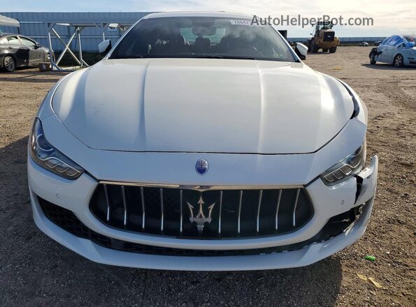 ZAM57XSA1J1293222 2018 MASERATI GHIBLI White Вид спереду