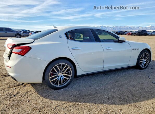 ZAM57XSA1J1293222 2018 MASERATI GHIBLI White Задня права чверть