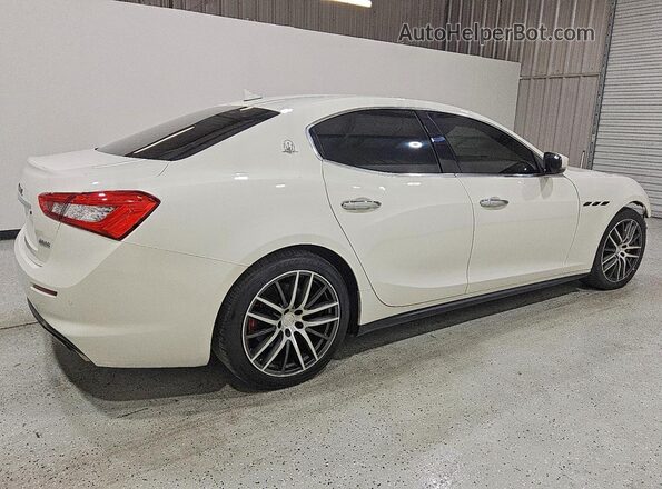 ZAM57XSA3J1304947 2018 MASERATI GHIBLI White Задня права чверть