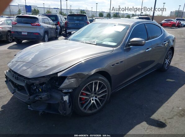 ZAM57XSA3K1319689 2019 MASERATI GHIBLI Gray Przód lewy