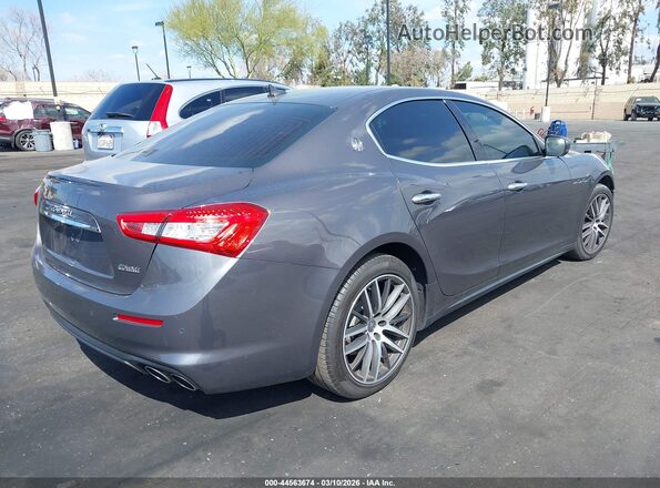 ZAM57XSA3K1319689 2019 MASERATI GHIBLI Gray Tył prawy