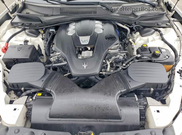 ZAM57XSA5L1344451 2020 MASERATI GHIBLI White Widok wnętrza z tyłu