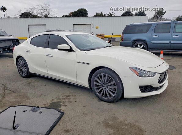 ZAM57XSA5L1344451 2020 MASERATI GHIBLI White Przód prawy