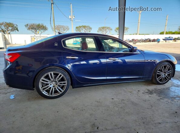 ZAM57XSA6G1165275 2016 MASERATI GHIBLI Blue Rear right