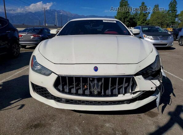 ZAM57XSA7K1315175 2019 MASERATI GHIBLI White Front view