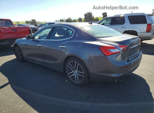 ZAM57XSA9K1328185 2019 MASERATI GHIBLI Gray Trasero izquierdo