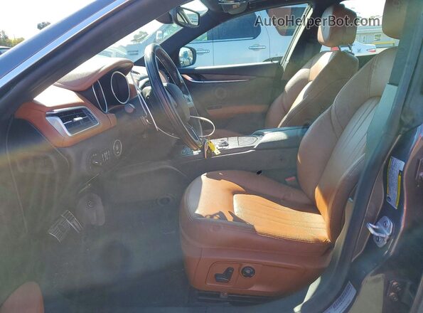 ZAM57XSA9K1328185 2019 MASERATI GHIBLI Gray Vista interior delantera
