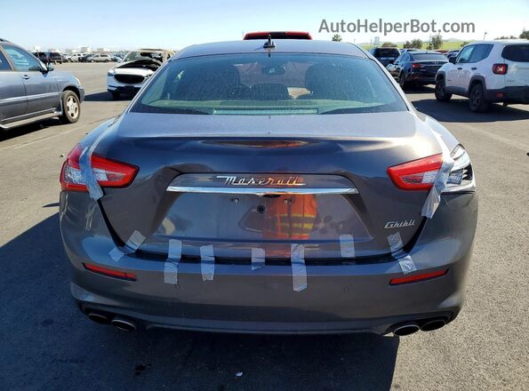 ZAM57XSA9K1328185 2019 MASERATI GHIBLI Gray Vista trasera