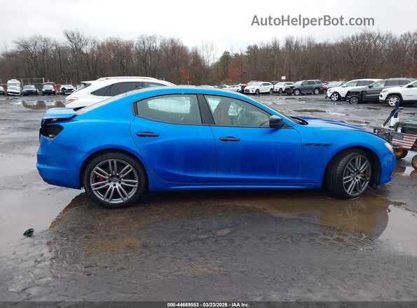 ZAM57XSS6J1290826 2018 MASERATI GHIBLI Blue Widok wnętrza z tyłu