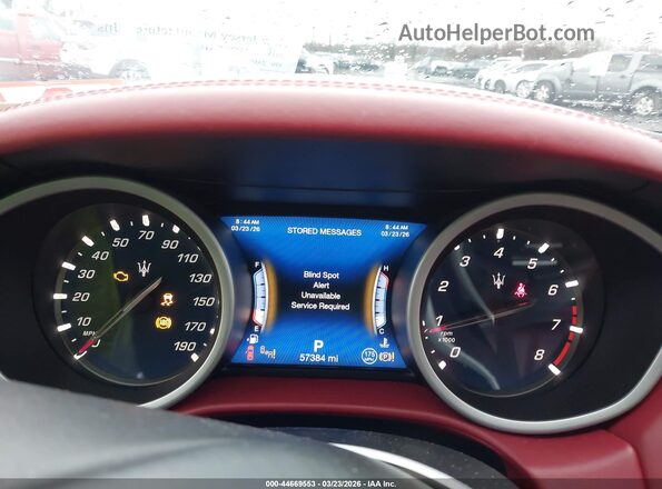 ZAM57XSS6J1290826 2018 MASERATI GHIBLI Blue Widok tylnych siedzeń