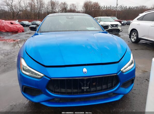 ZAM57XSS6J1290826 2018 MASERATI GHIBLI Blue Widok zestawu wskaźników
