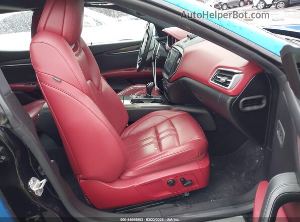 ZAM57XSS6J1290826 2018 MASERATI GHIBLI Blue Widok wnętrza z przodu