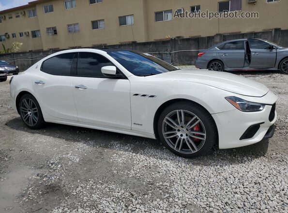 ZAM57XSS7J1290852 2018 MASERATI GHIBLI White 