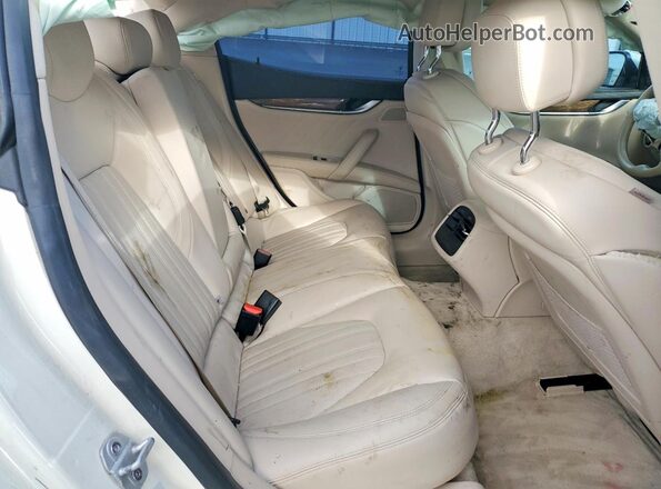 ZAM57YSA3K1329547 2019 MASERATI GHIBLI White Widok tylnych siedzeń