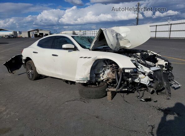 ZAM57YSA3K1329547 2019 MASERATI GHIBLI White Przód prawy