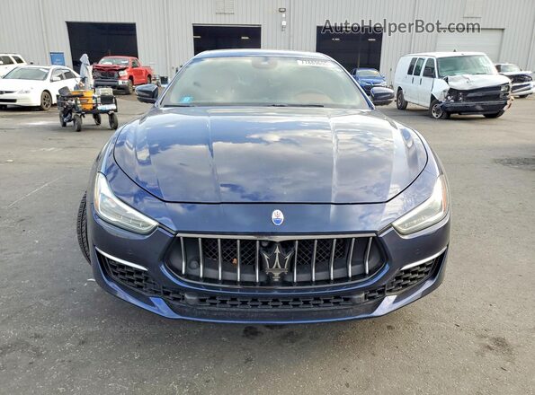 ZAM57YSL3K1319232 2019 MASERATI GHIBLI Blue წინა ხედი