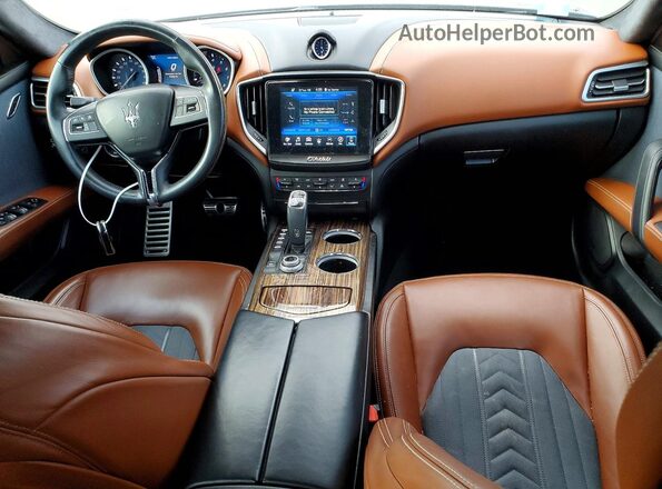 ZAM57YSL3K1319232 2019 MASERATI GHIBLI Blue წინა პანელის ხედი