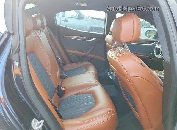 ZAM57YSL3K1319232 2019 MASERATI GHIBLI Blue უკანა სავარძლების ხედი