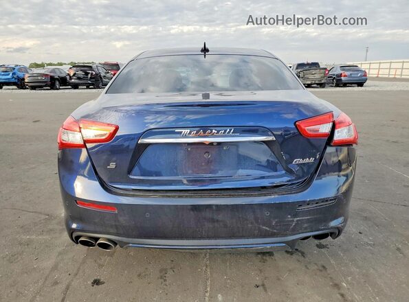 ZAM57YSL3K1319232 2019 MASERATI GHIBLI Blue უკანა ხედი