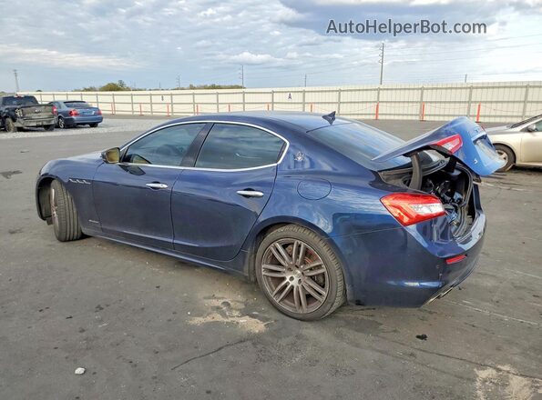 ZAM57YSL3K1319232 2019 MASERATI GHIBLI Blue უკანა მარცხენა