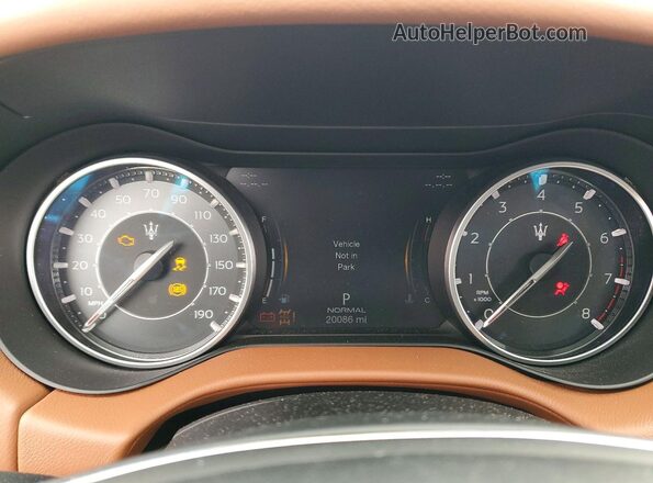 ZAM57YTA3M1362159 2021 MASERATI GHIBLI Blue Սարքավորումների վահանակի տեսք