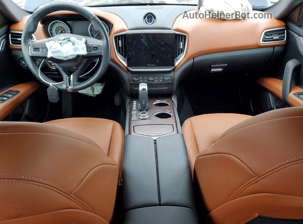 ZAM57YTA3M1362159 2021 MASERATI GHIBLI Blue Առջևի վահանակի տեսք