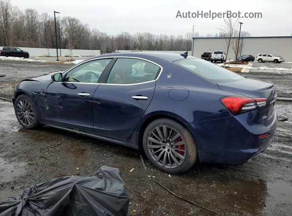 ZAM57YTA3M1362159 2021 MASERATI GHIBLI Blue Հետևի ձախ