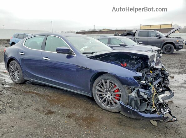 ZAM57YTA3M1362159 2021 MASERATI GHIBLI Blue Առջևի աջ