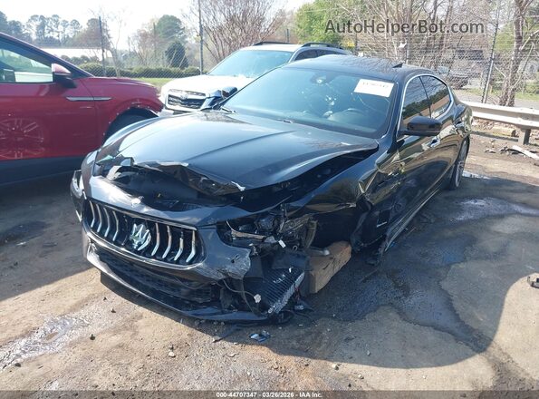 ZAM57YTL5J1293066 2018 MASERATI GHIBLI Black Передня ліва чверть